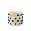 Pehr Pom Pom Pint Storage bin with Navy Poms