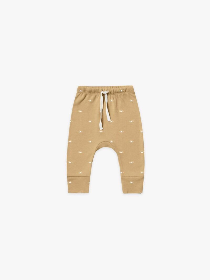 Quincy Mae Drawstring Pant in Honey