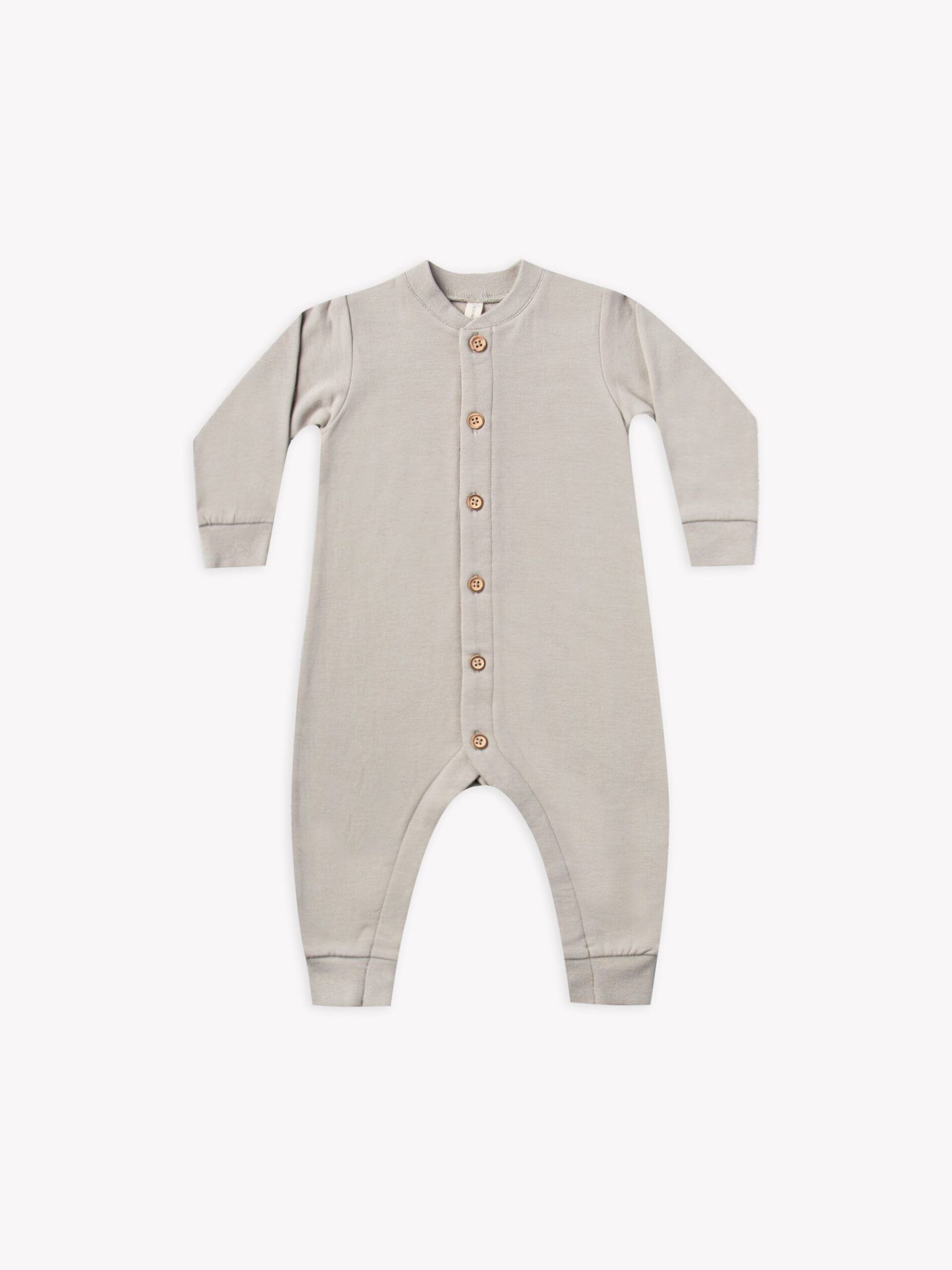 Quincy Mae Fleece Jumpsuit in Fog – FINAL SALE – Blossom