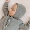 Quincy Mae Knit Bonnet in Eucalyptus
