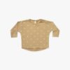 Quincy Mae Longsleeve Baby Tee in Honey