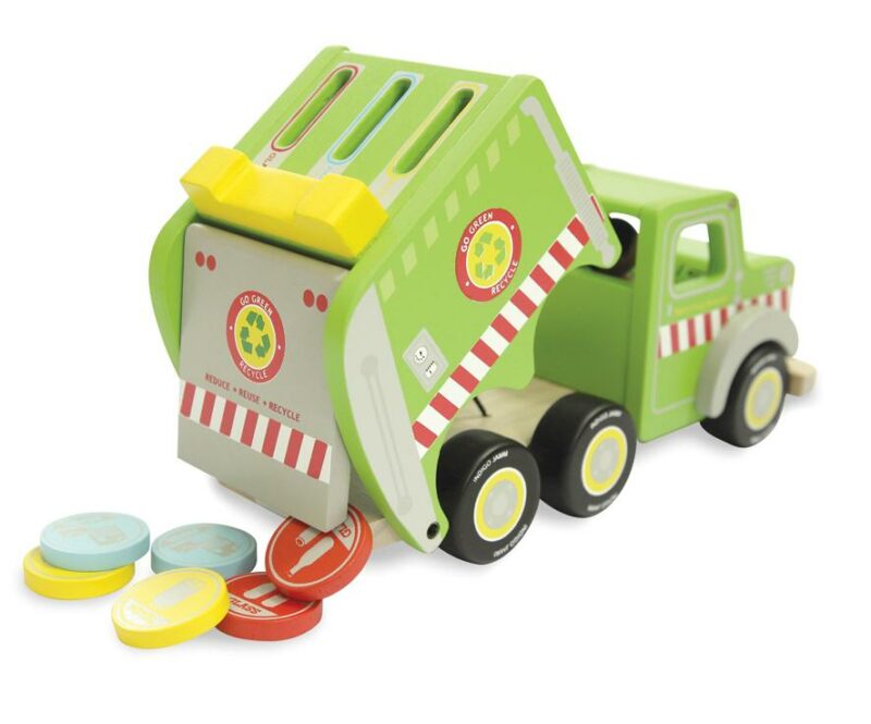 Recycling truck toy for kids
