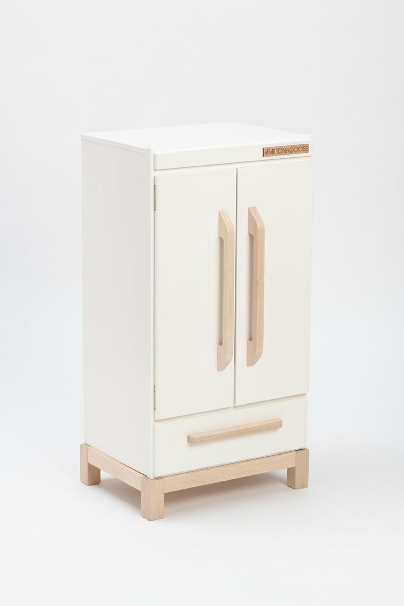 Wooden Refrigerator for Pretend