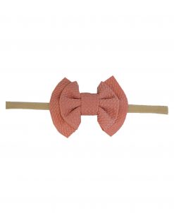 Emerson and Friends Rose Waffle Bow Headband