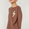 Rust Sweathshirt by Rylee & Cru with Bolt