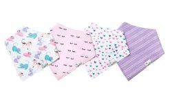 Copper Pearl Sassy Baby Bandana Bib Set 4-Pack