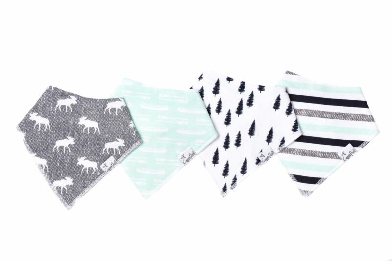 Copper Pearl Scout Baby Bandana Bib Set 4-Pack Copper Pearl Scout Baby Bandana Bib Set 4-Pack