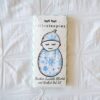 Snowflake Pattern Swaddle and Hat Gift Set from Little Sleepies