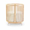 Sleepi Mini Bed Skirt in Natural by Stokke