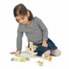 Playtime with Tender Leaf Toys Stacking Animals