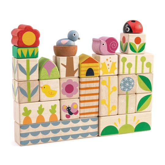 Garden Activity Blocks for Babies and Toddlers