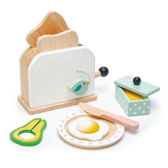 Mini Chef Breakfast Toaster Set from Tender Leaf Toys