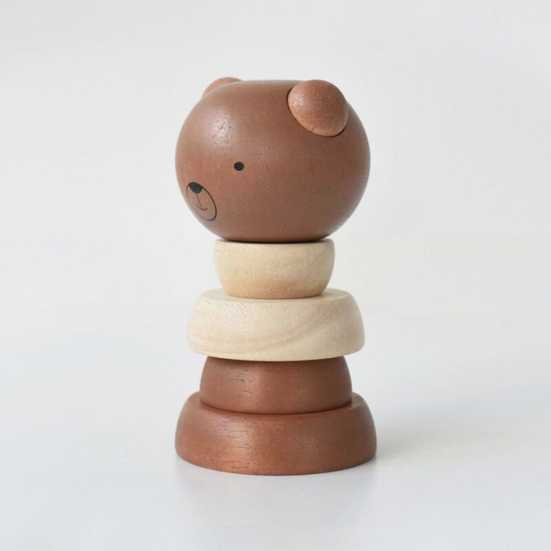 Wood Stacker Bear by Wee Gallery