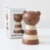 Wee Gallery Brown Stacker Bear Toy