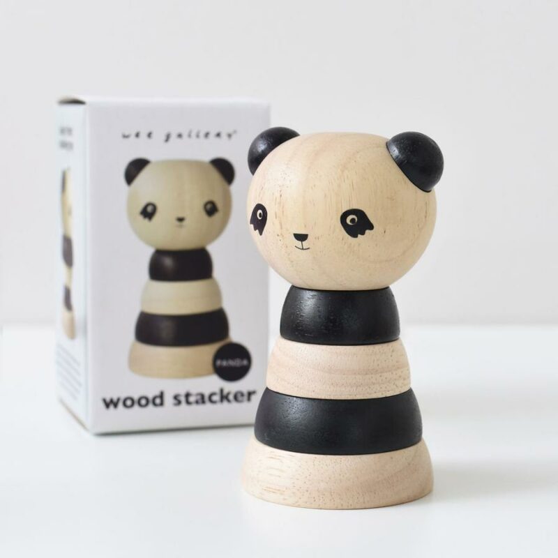 Panda Stacking Toy by Wee Gallery