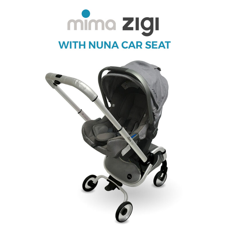 Mima Zigi Stroller can be used with the Nuna Pipa car seat with the Zigi Car Seat Adapter