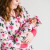 Matching Roses Mama Pajama Top from Little Sleepies