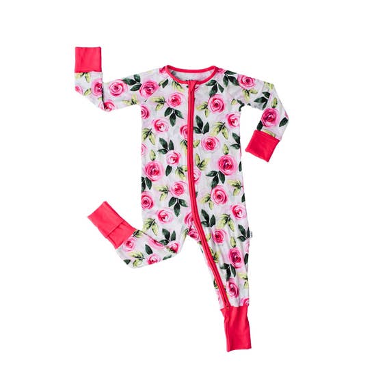 Little Sleepies Roses Bamboo Zippy Sleeper – Blossom