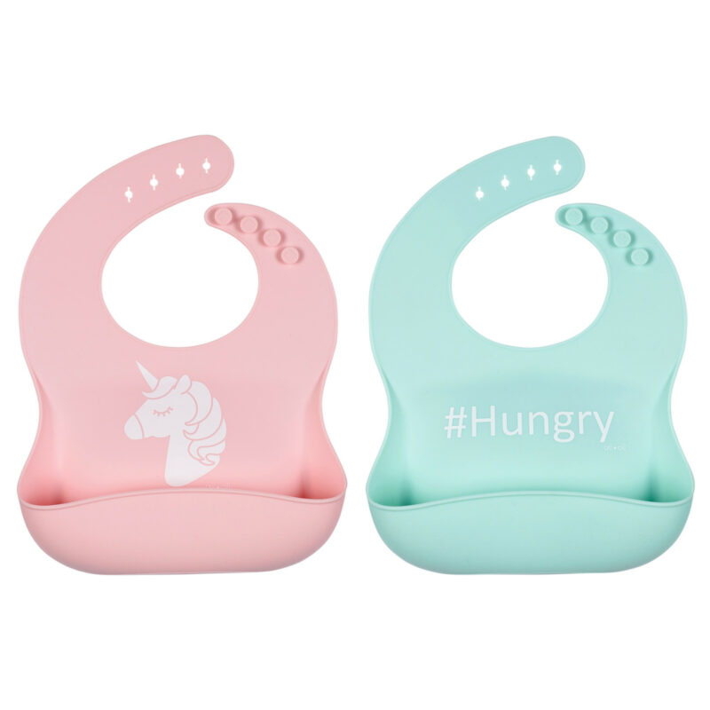 Ali+Oli Silicone Bucket Bib for Babies