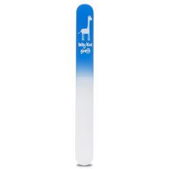 baby blue giraffe baby nail file in blue