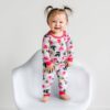 Little Sleepies Roses Two Piece Pajama Set