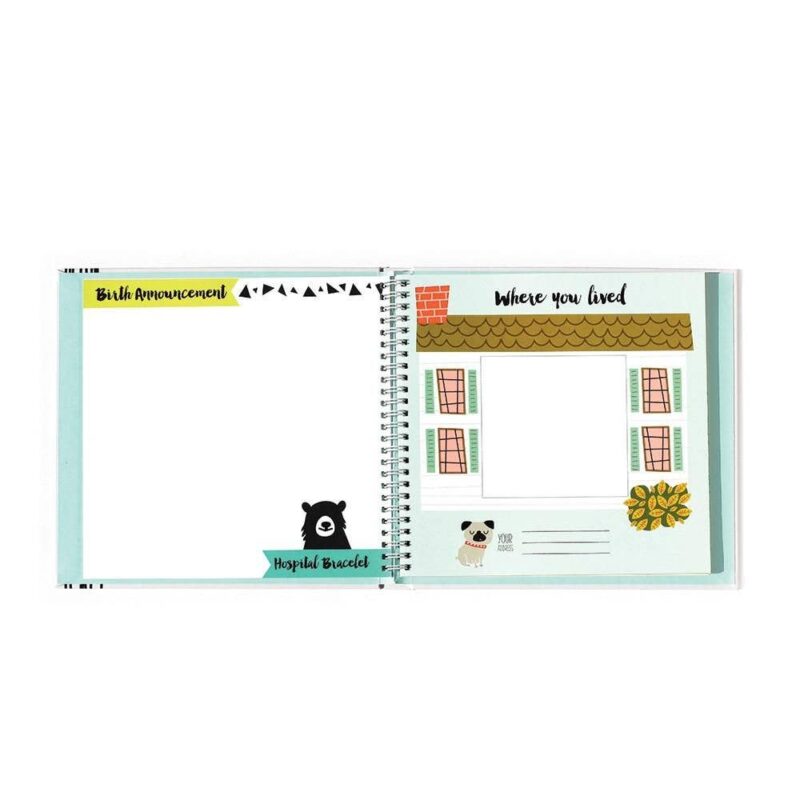 Document Baby's Milestones with this Animal Lover Baby Book by Lucy Darling