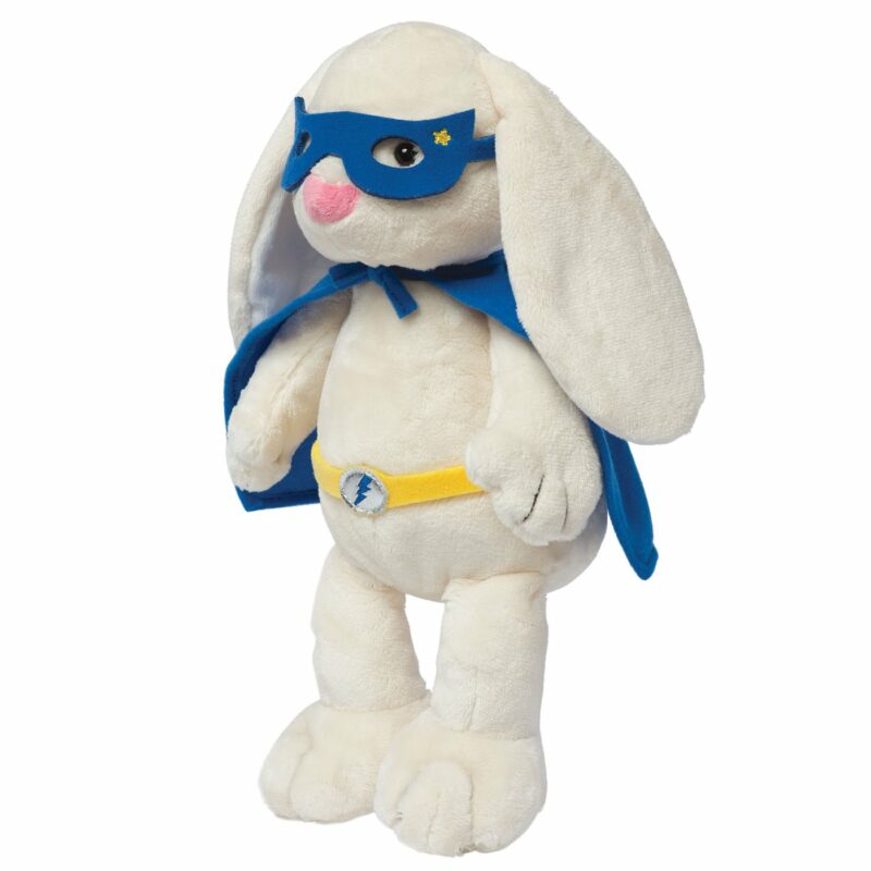 Award winning superhero bunny toy