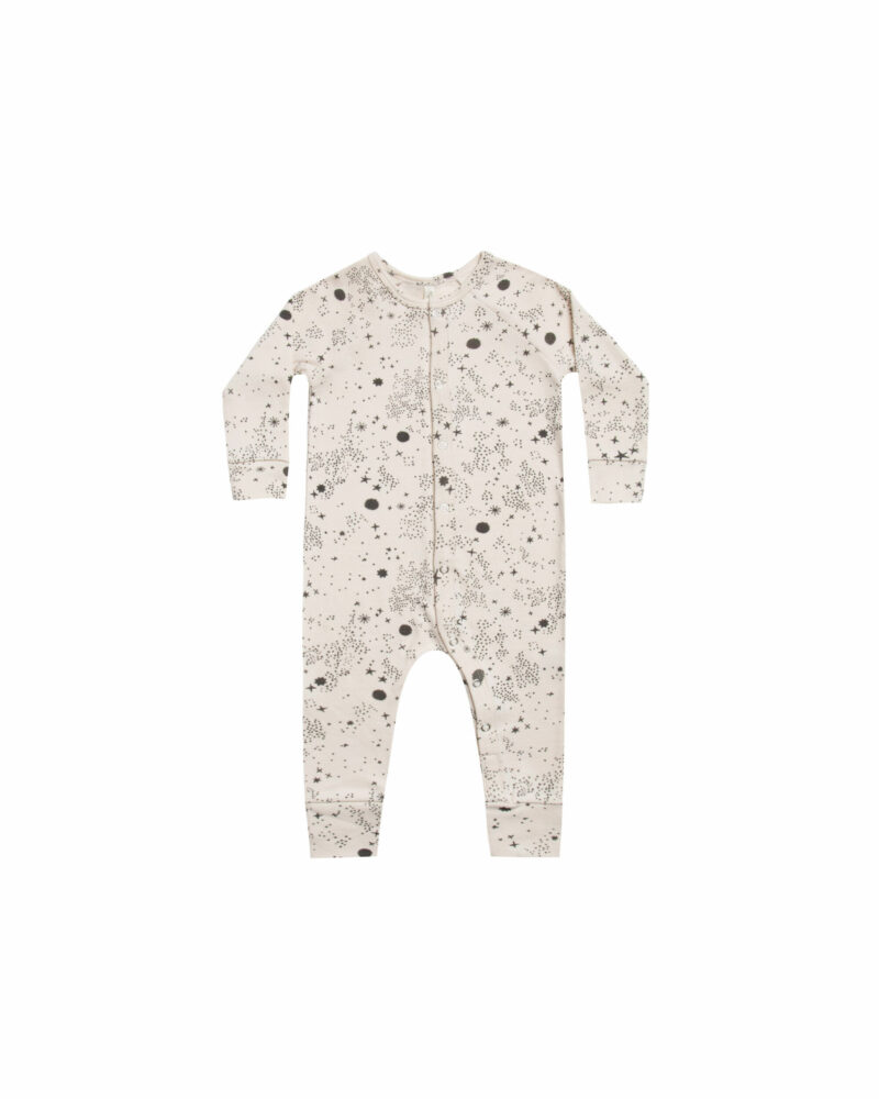 Rylee + Cru Starburst Long John Romper PJs for Babies and Toddlers
