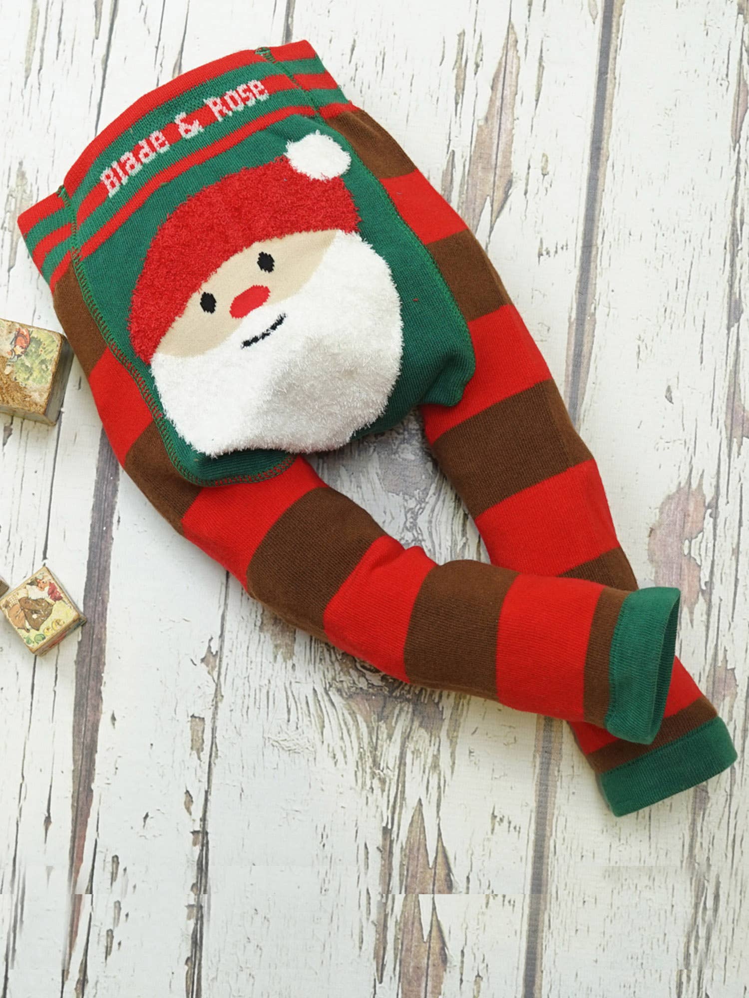 Holiday Christmas Santa Leggings from Blade Rose Blossom