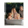 Baby bathtub to fit two children or twins