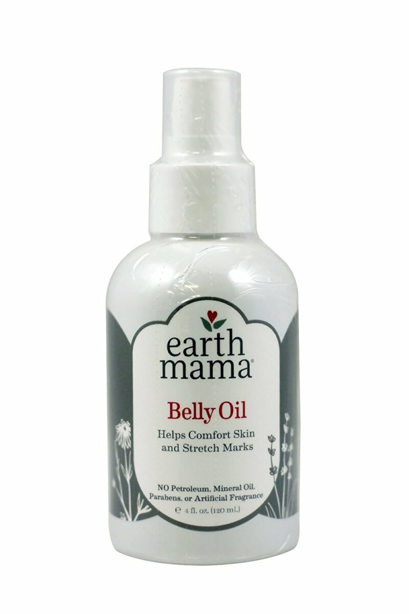 Earth Mama Belly Oil for Moisturizing and Stretch Mark Management During Pregnancy