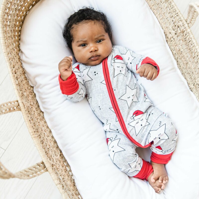 Little Sleepies Sleepy Santa Stars Bamboo Zippy Sleeper – FINAL SALE ...