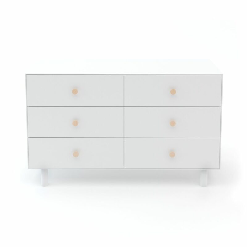 Oeuf Fawn 6-Drawer Dresser in White