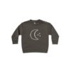 Quincy Mae Coal Fleece Basic Sweatshirt