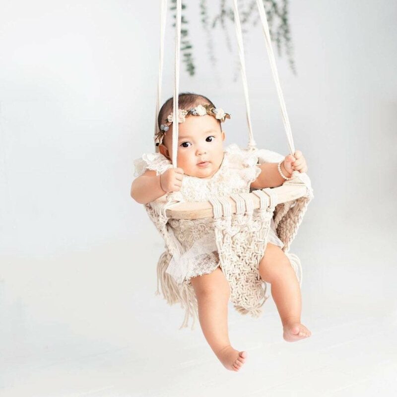 Macrame Baby Swing