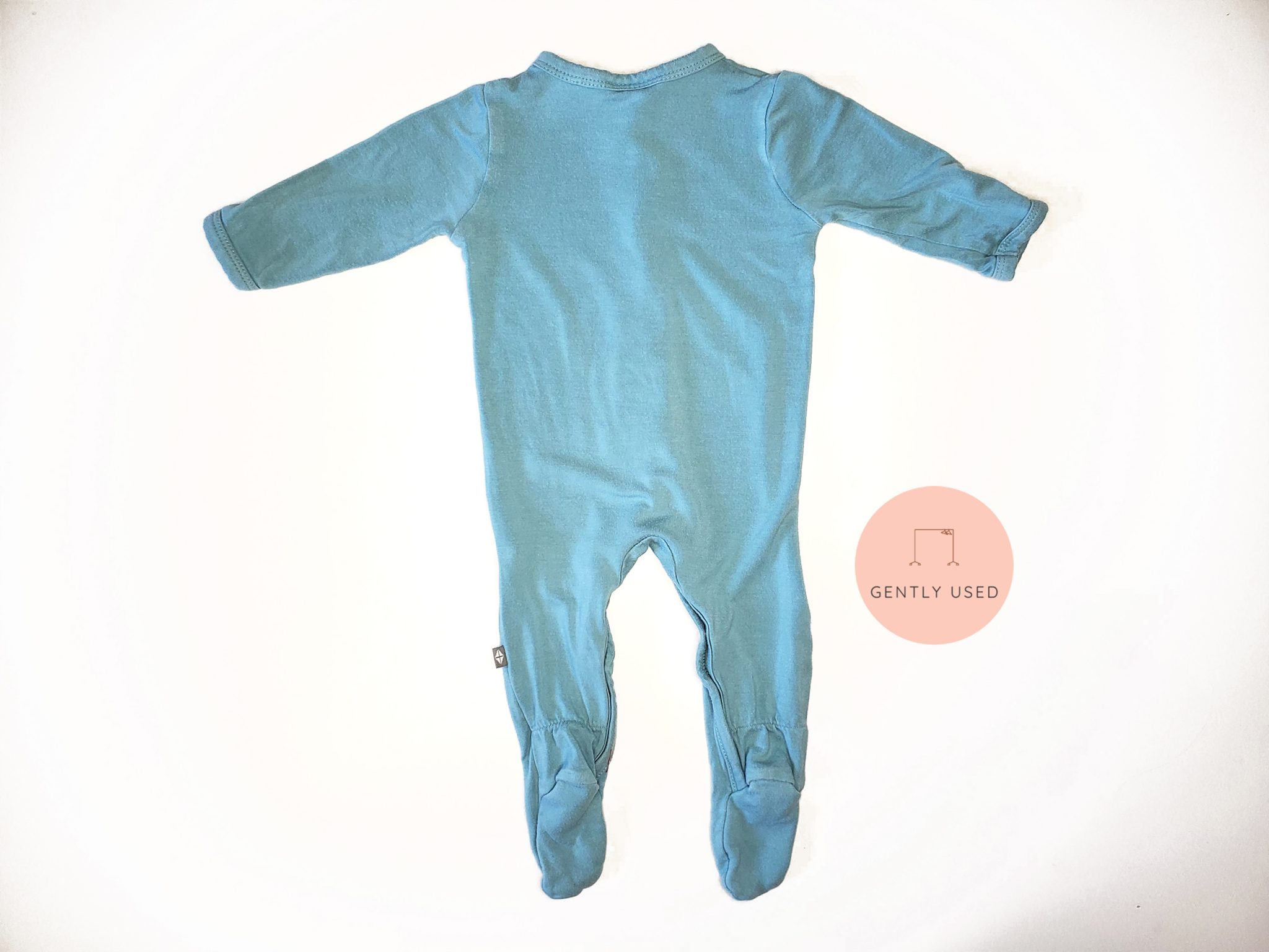 Kyte BABY Seafoam Snap Footie 03 Months GENTLY USED