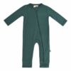 Kyte BABY Zippered Romper in Emerald