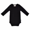 Kyte BABY Long Sleeve Bodysuit in Midnight