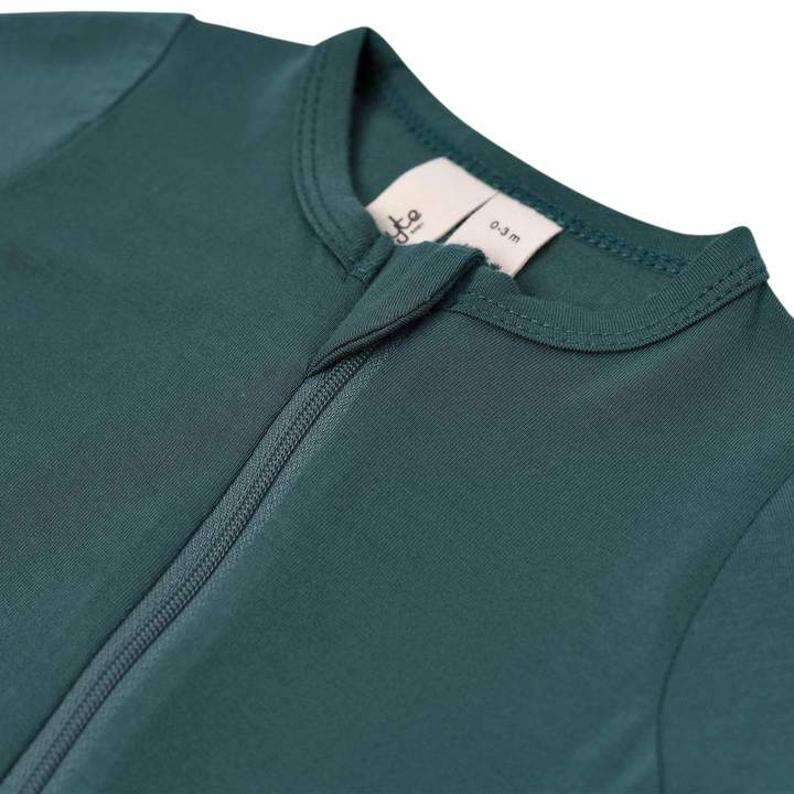 Emerald Baby Footie Sleeper made from Bamboo Emerald Baby Footie Sleeper made from Bamboo