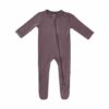 Kyte BABY Zippered Footie in Cocoa