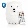 LumiPets Bear Nightlight with Bluetooth and Remote