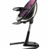 Mima Moon 2G Black High Chair Black / Aubergine H103C-BL-AG