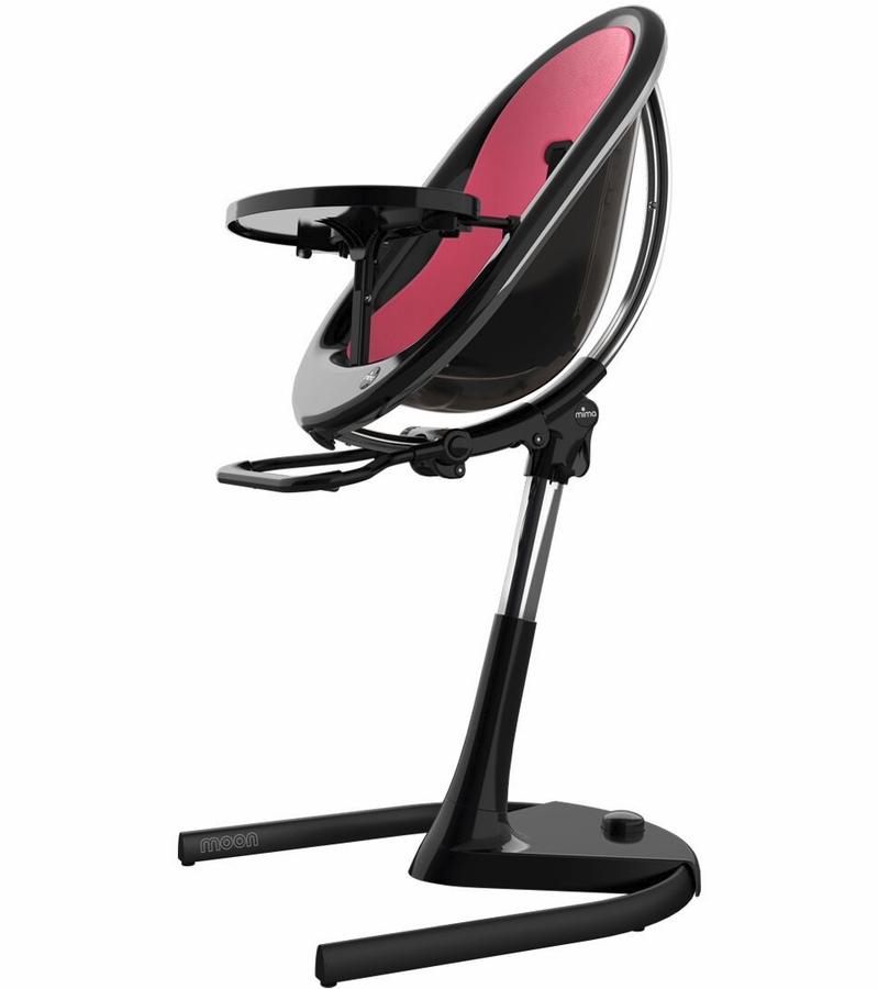 Mima Moon 2G Black High Chair Black / Fuchsia H103C-BL-FC