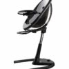 Mima Moon 2G Black High Chair Black / Silver H103C-BL-SV