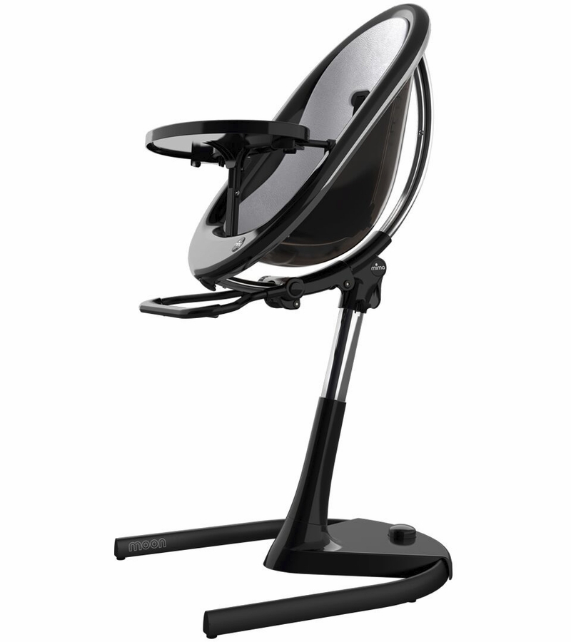 Mima Moon 2G Black High Chair Black / Silver H103C-BL-SV