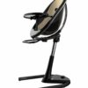 Mima Moon 2G Black High Chair Black / Champagne H103C-BL-CP