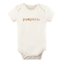 Tenth & Pine Pumpkin Word Organic Cotton Bodysuit