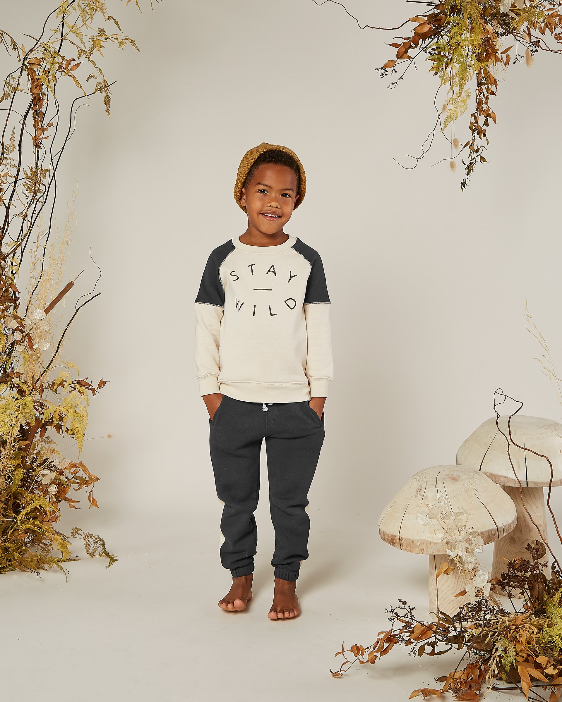 Say Wild Raglan Sweatshirt by Rylee + Cru