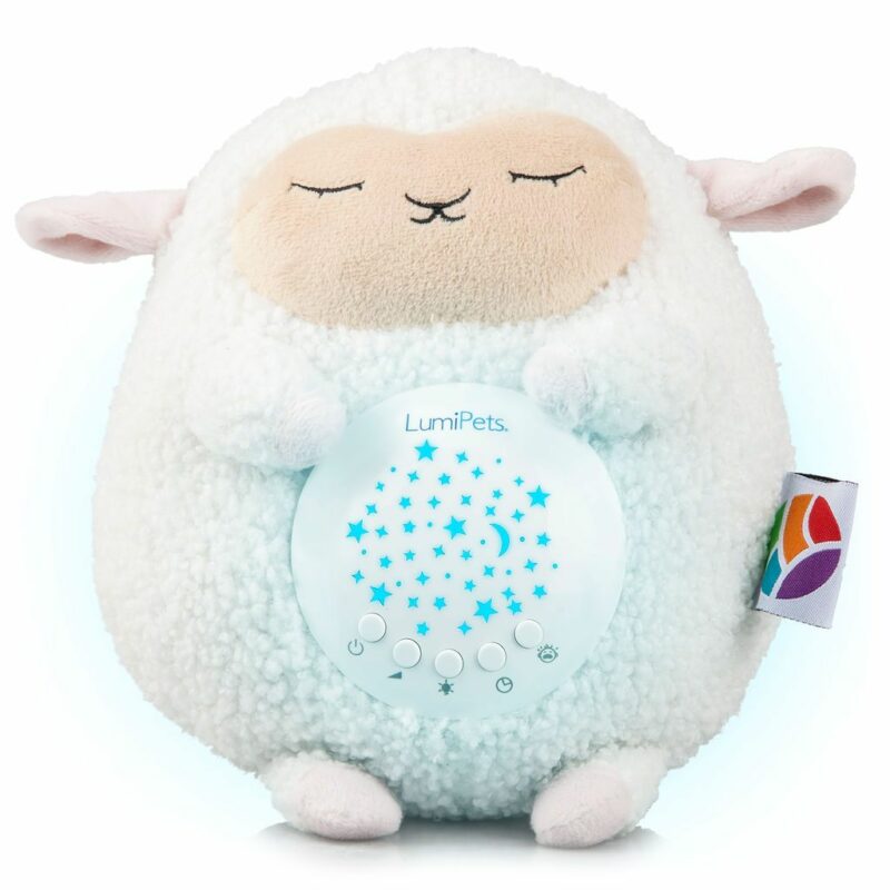 LumieWorld Sound and Light Soother Plush Lamb