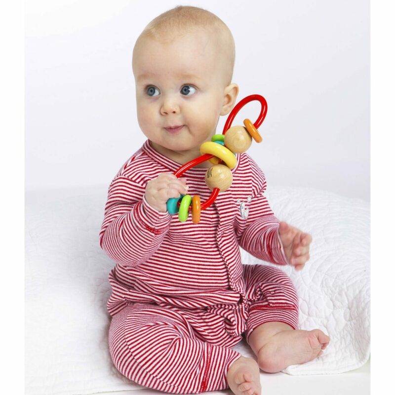 Rattle teething loop for babies